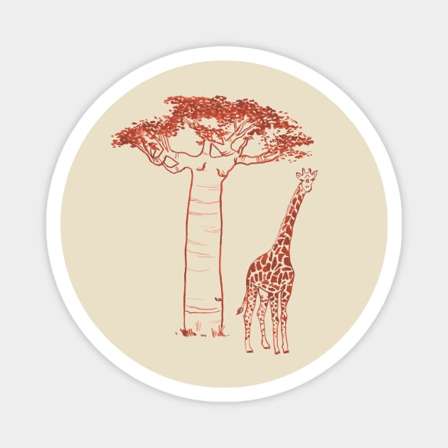 Giraffe Magnet by Das Brooklyn